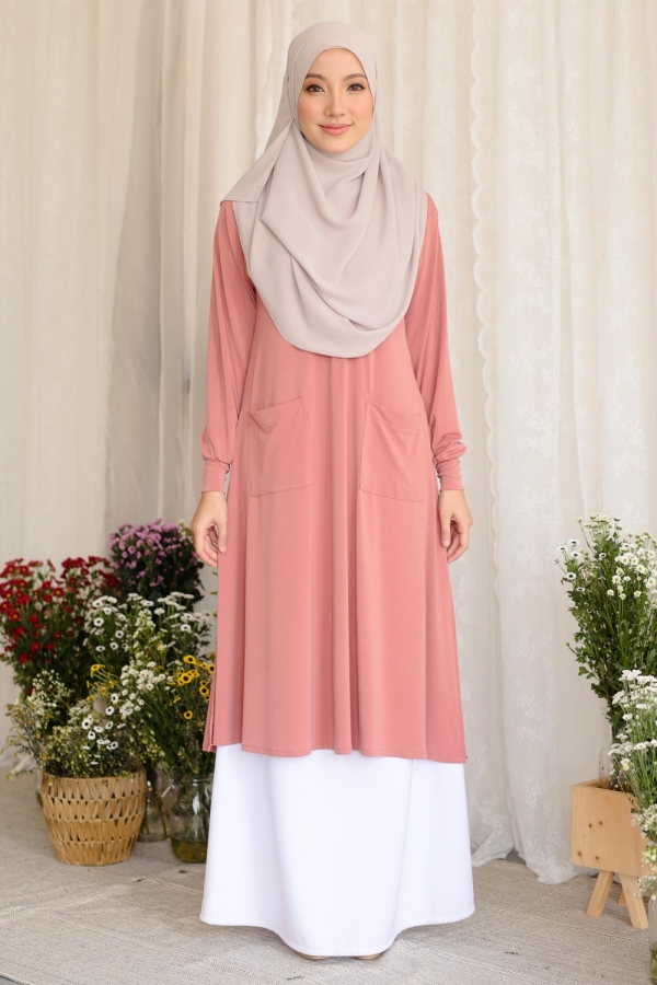 Amna Blouse - Melon Amna Blouse - Melon